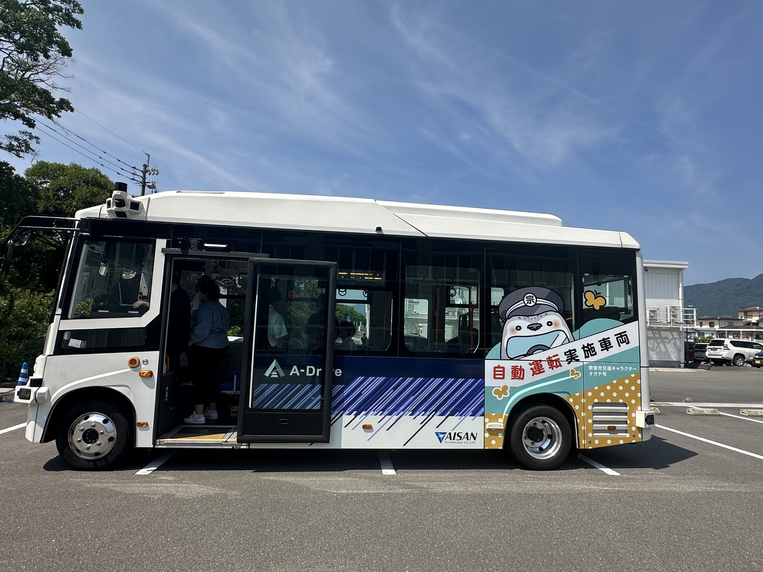 福岡県宗像市 自動運転バス実証運行に参画しました