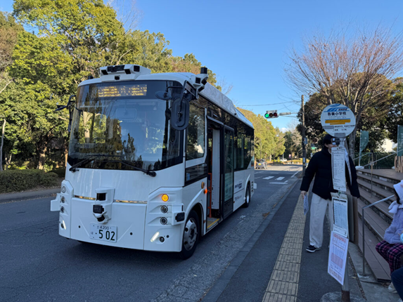 【茨城県つくば市】筑波大学循環における自動運転バスの取り組みに協力しました